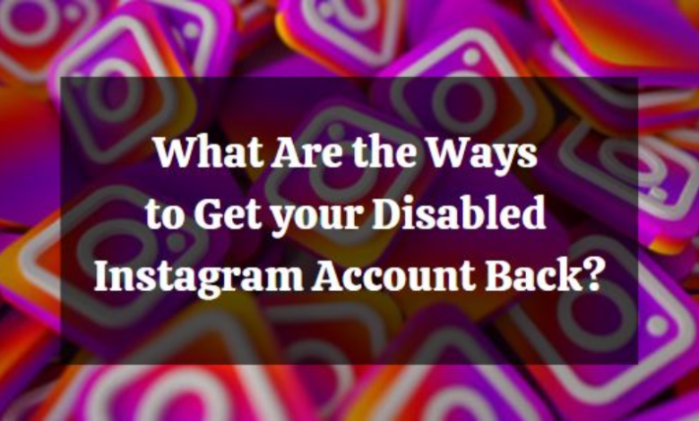 Disabled Instagram Account